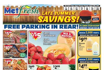 Met Foodmarkets (Ridgewood, NY) Weekly Ad August 14 - 20, 2026