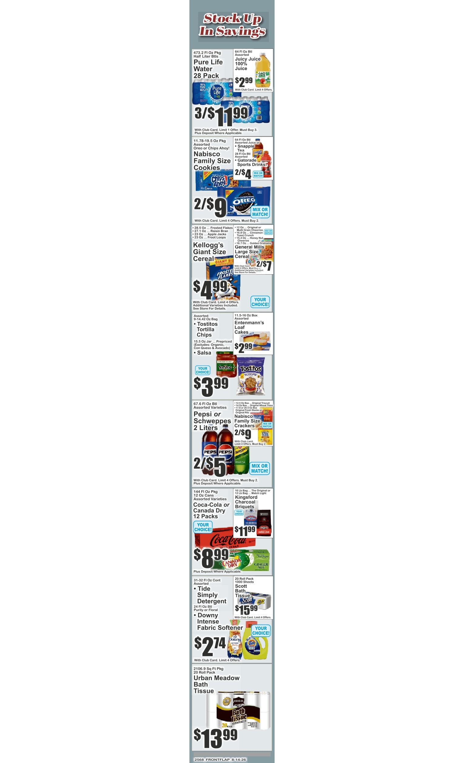 SuperFresh Supermarkets (Newark, NJ) SuperFresh Weekly Ad August 14 - 20, 2026