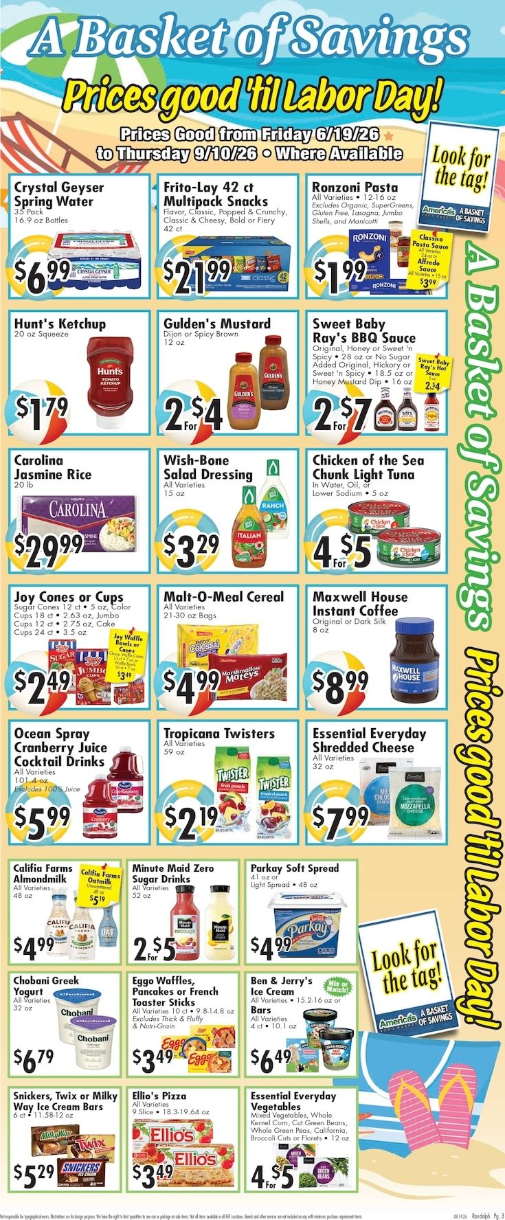 America's Food Basket (Randolph, MA) Weekly Ad August 14 - 20, 2026