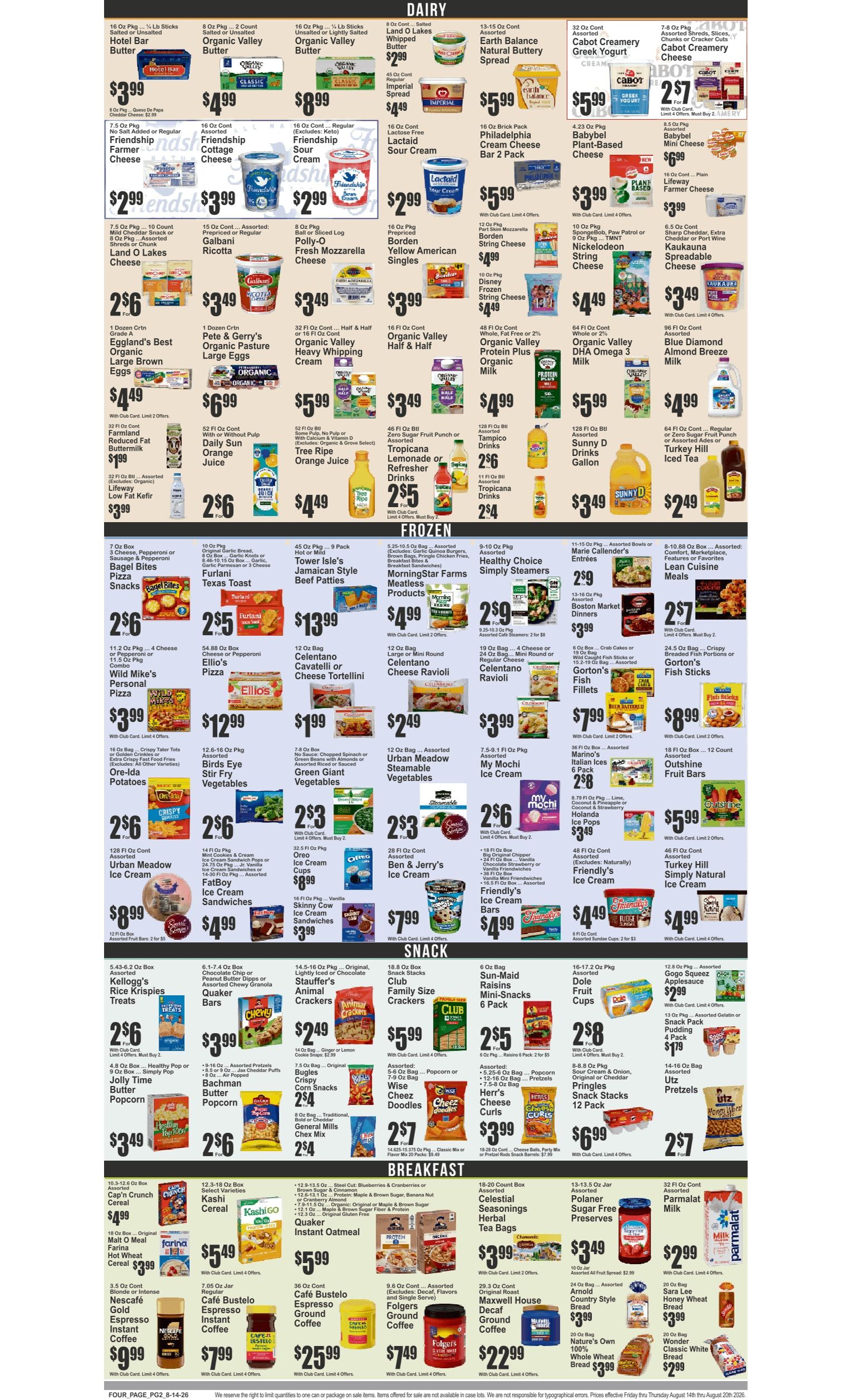 Food Universe (243 Schenactady Ave., Brooklyn, NY) Weekly Ad August 14 - 20, 2026