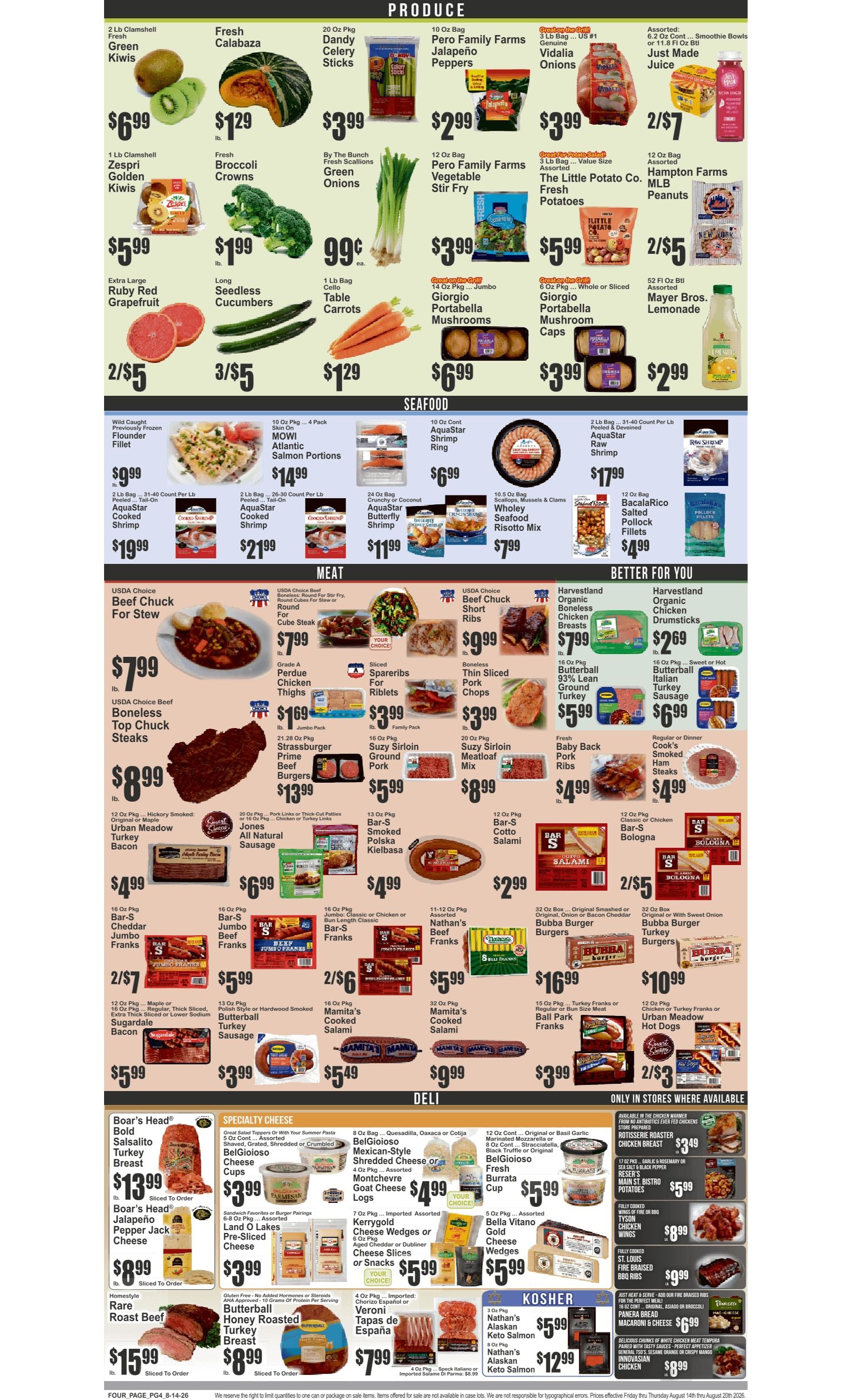 Food Universe (243 Schenactady Ave., Brooklyn, NY) Weekly Ad August 14 - 20, 2026