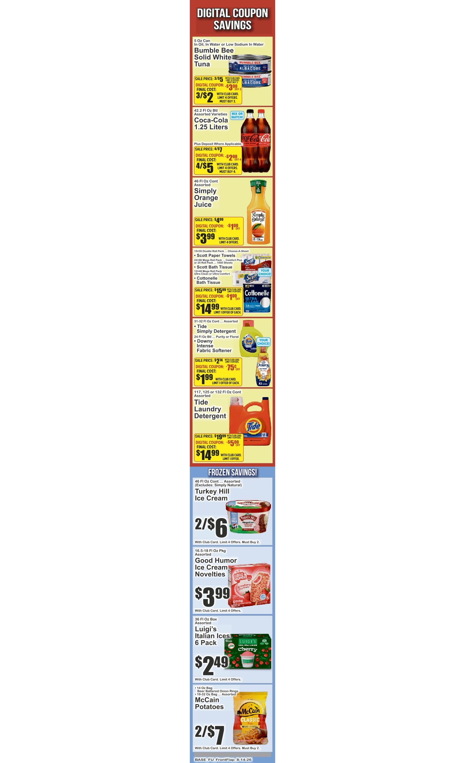 Food Universe (Ridgewood, NY) Weekly Ad August 14 - 20, 2026