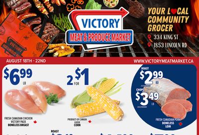 Victory Meat Market Flyer August 18 to 22