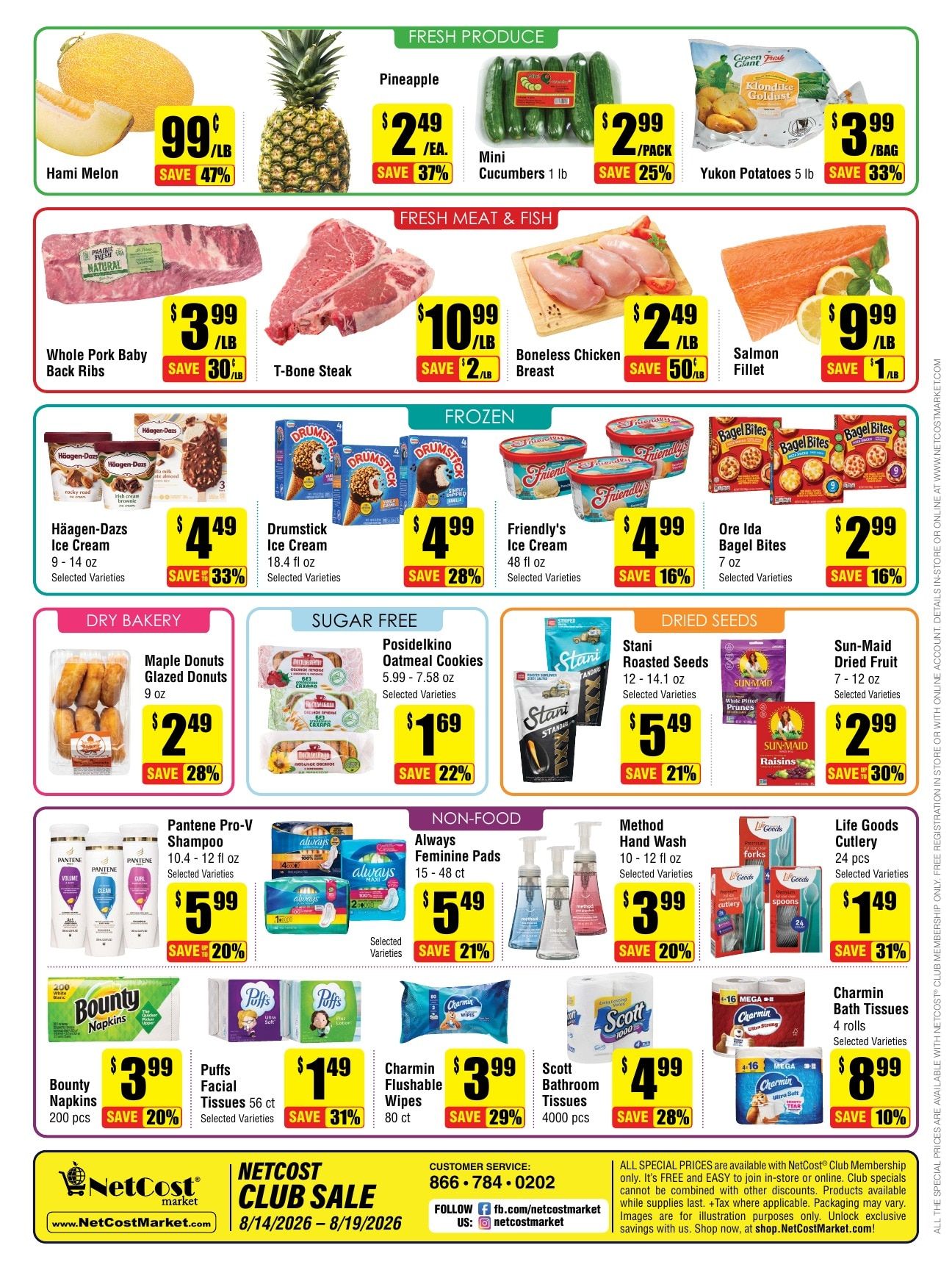 NetCost Market (New Jersey, Pennsylvania) Weekly Ad August 14 - 19, 2026