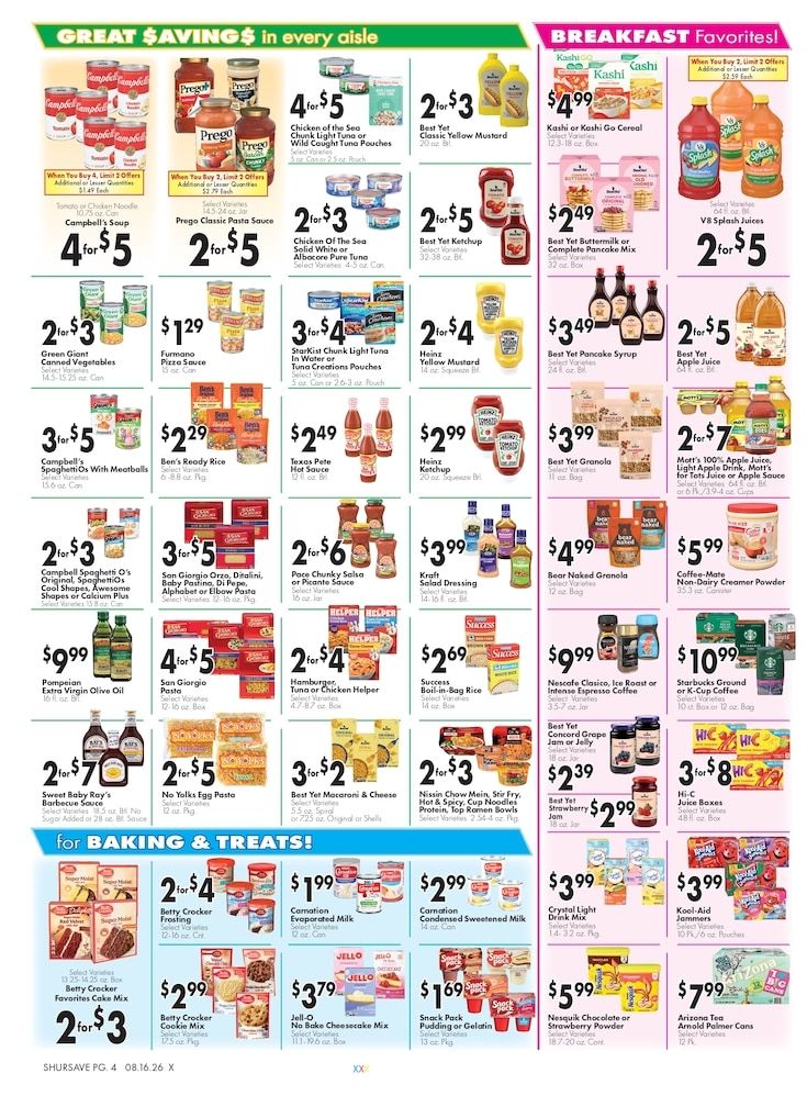 Rob's Market Weekly Ad August 16 - 22, 2026