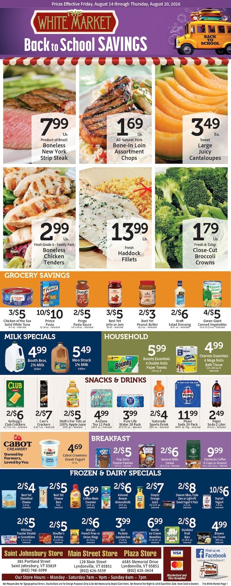 The White Market Weekly Ad August 14 - 20, 2026