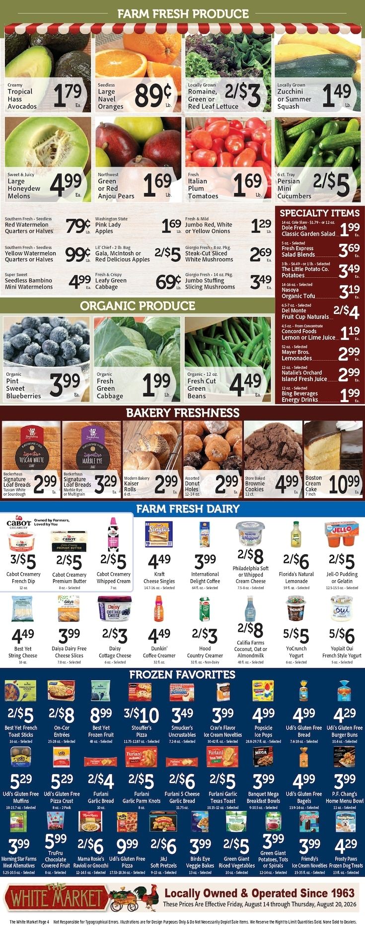 The White Market Weekly Ad August 14 - 20, 2026