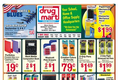 Discount Drug Mart (Ohio) Weekly Ad August 12 - 18, 2026