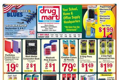 Discount Drug Mart (Ohio) Weekly Ad August 12 - 18, 2026