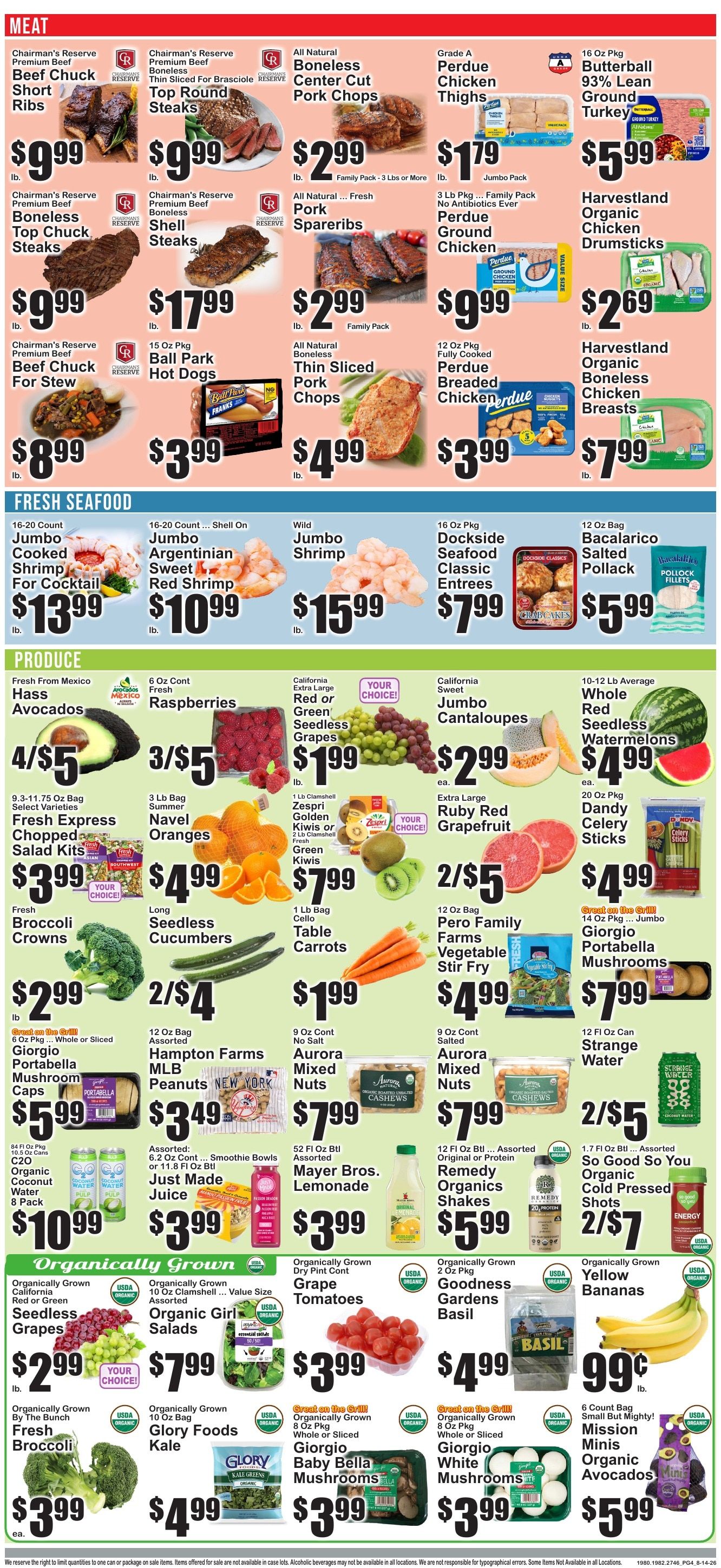 The Food Emporium Weekly Ad August 14 - 20, 2026