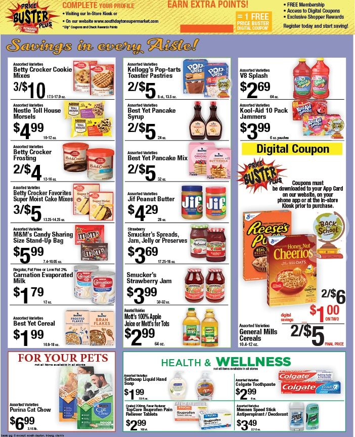 South Dayton Supermarket Weekly Ad August 17 - 23, 2026