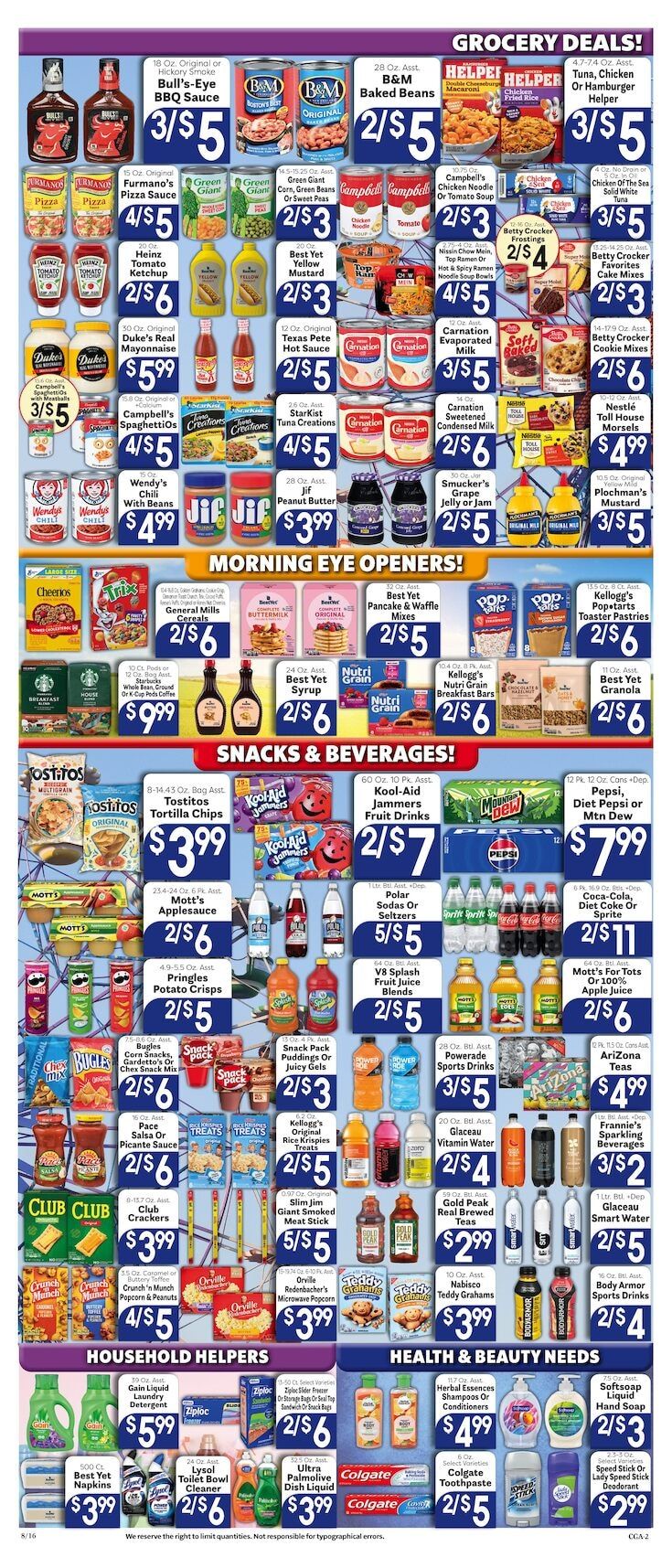 Valley Market and Jim's Great American Weekly Ad August 16 - 22, 2026