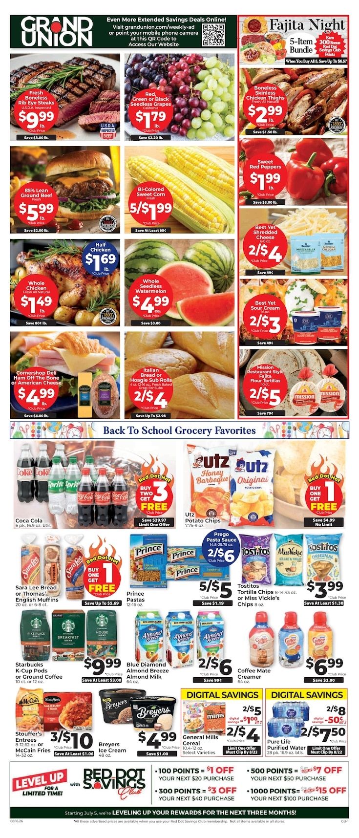 Grand Union (New York) Weekly Ad August 16 - 22, 2026
