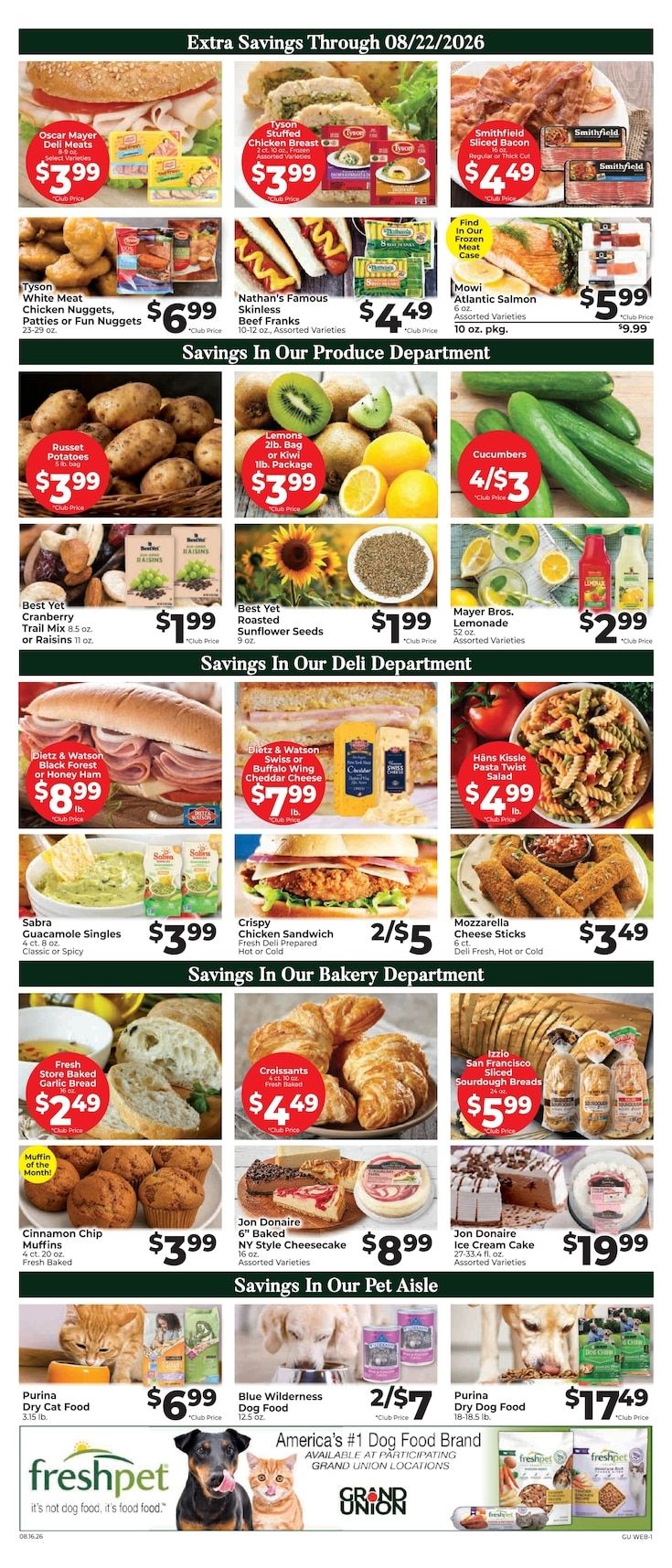 Grand Union (New York) Weekly Ad August 16 - 22, 2026