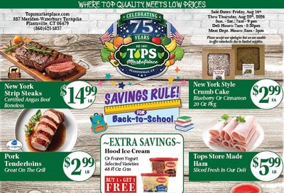 Tops Marketplace Weekly Ad August 14 - 20, 2026