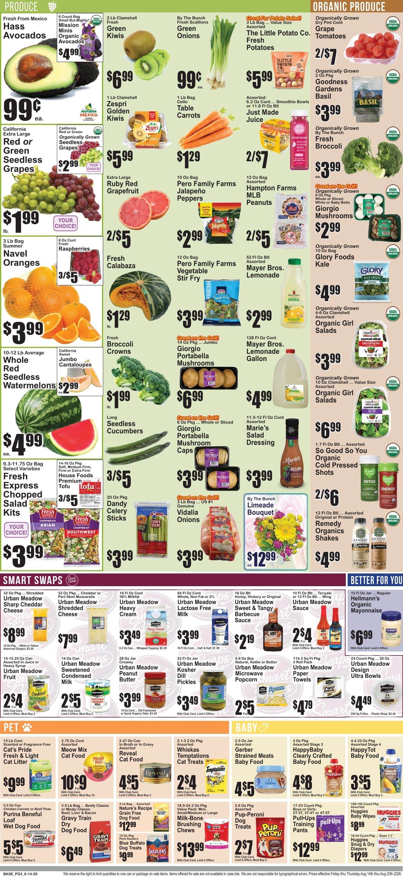 Market Fresh Supermarkets Weekly Ad August 14 - 20, 2026