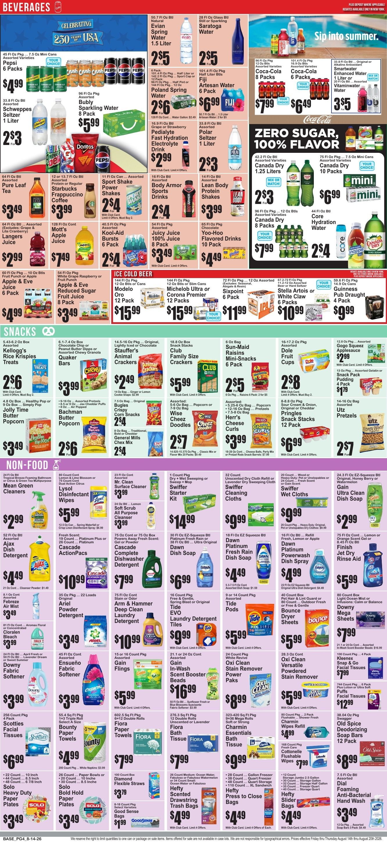 Market Fresh Supermarkets Weekly Ad August 14 - 20, 2026