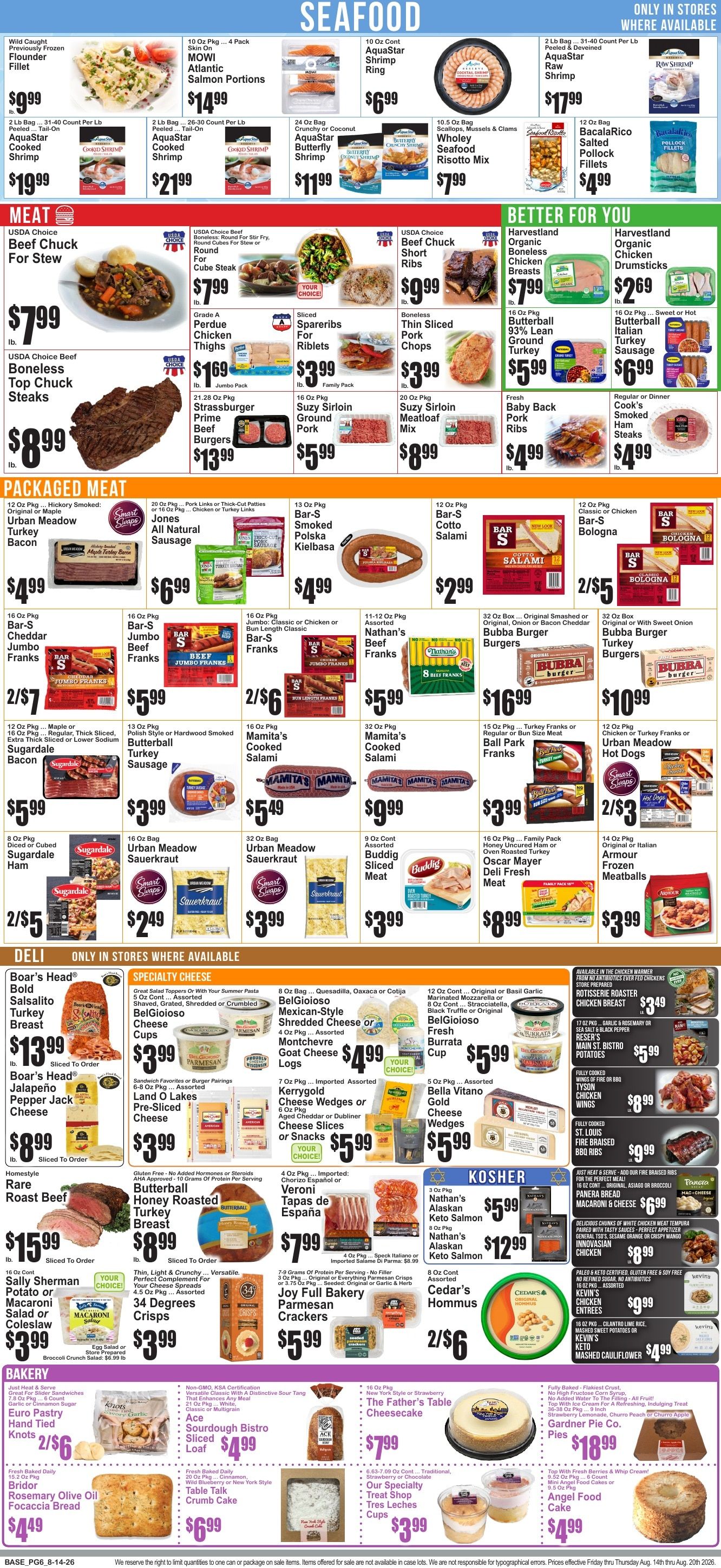 Market Fresh Supermarkets Weekly Ad August 14 - 20, 2026