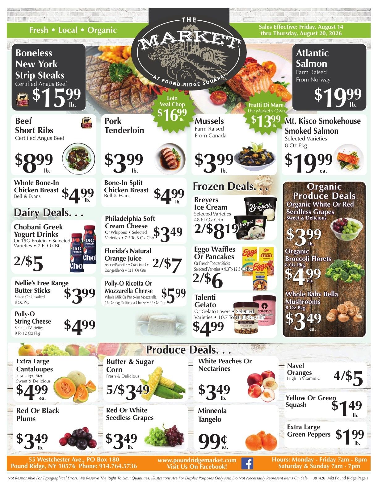 The Market at Pound Ridge Square Weekly Ad August 14 - 20, 2026
