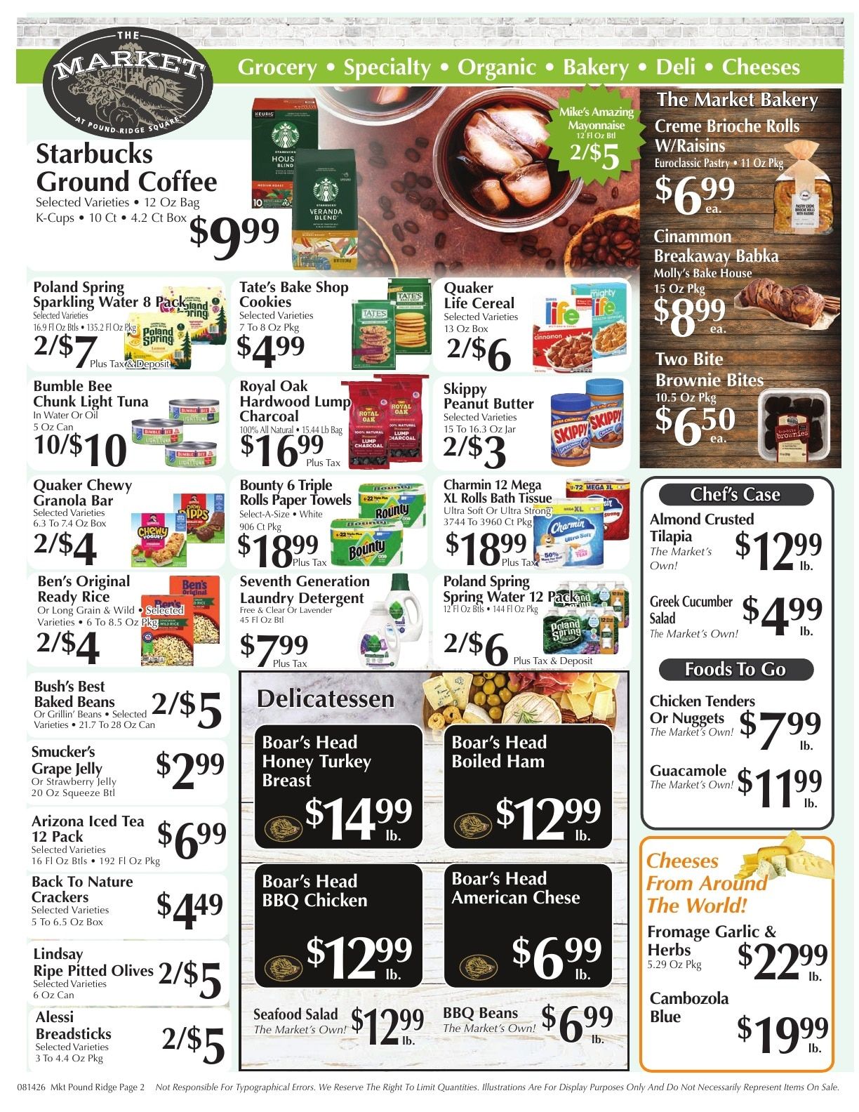 The Market at Pound Ridge Square Weekly Ad August 14 - 20, 2026