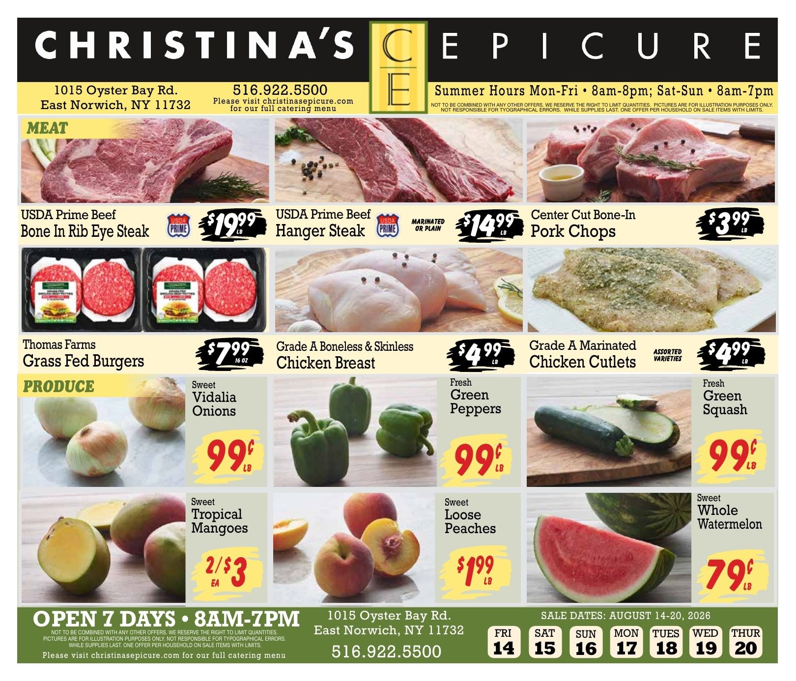 Christina's Epicure Weekly Ad August 14 - 20, 2026