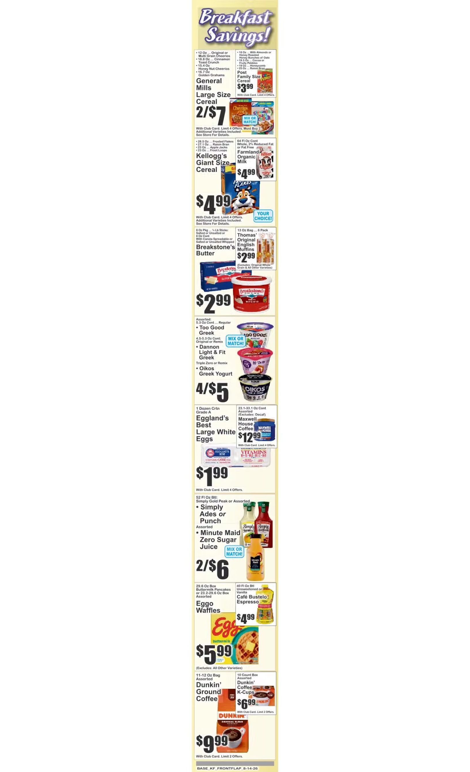 Brooklyn Fare Weekly Ad August 14 - 20, 2026