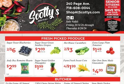 Scotty's Marketplace Weekly Ad August 15 - 21, 2026