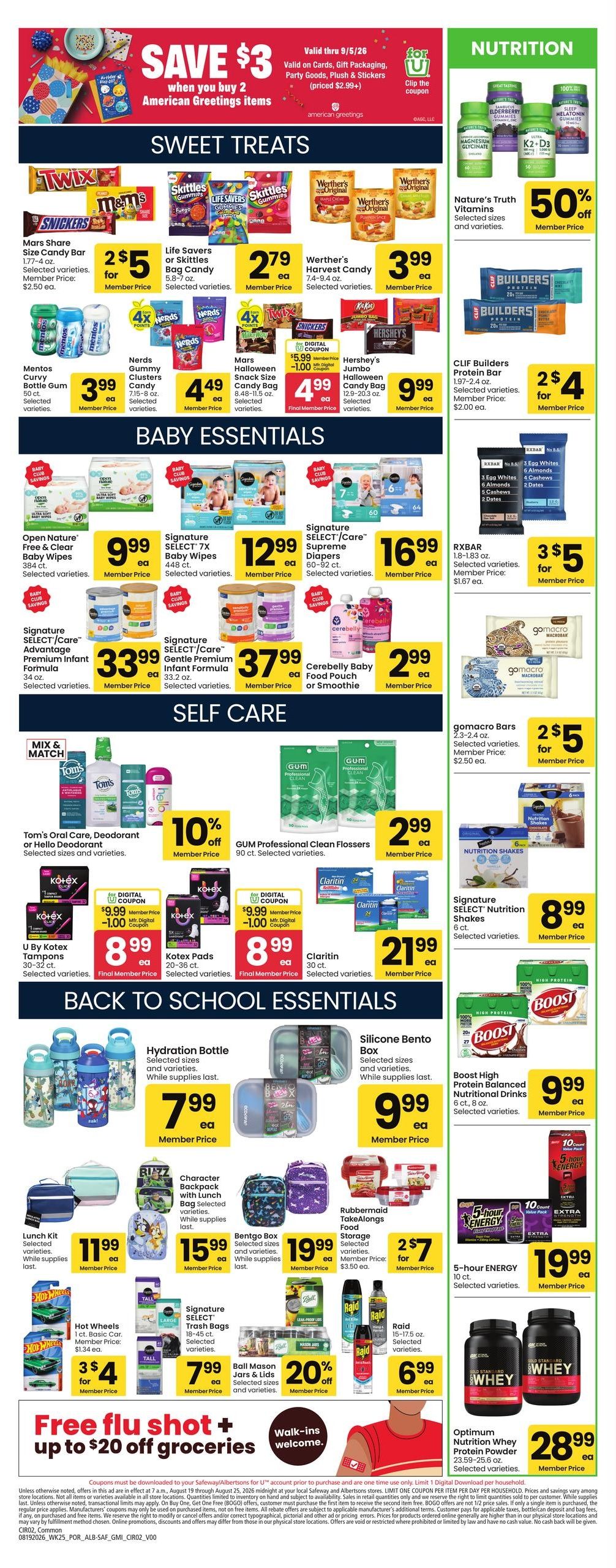 Safeway (Astoria Area, OR) Weekly Ad August 19 - 25, 2026