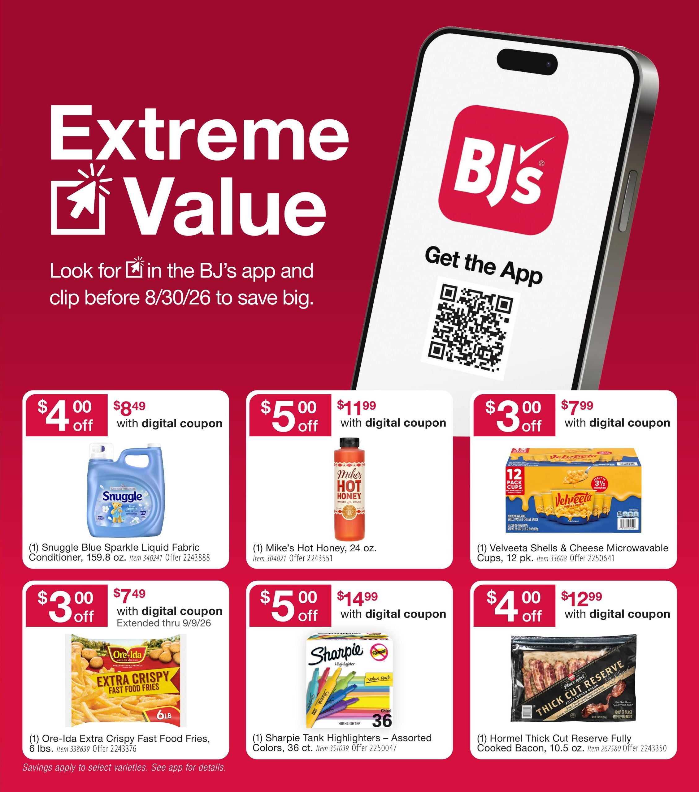 BJ's Wholesale Club Smart Saver Weekly Ad August 18 - September 20, 2026