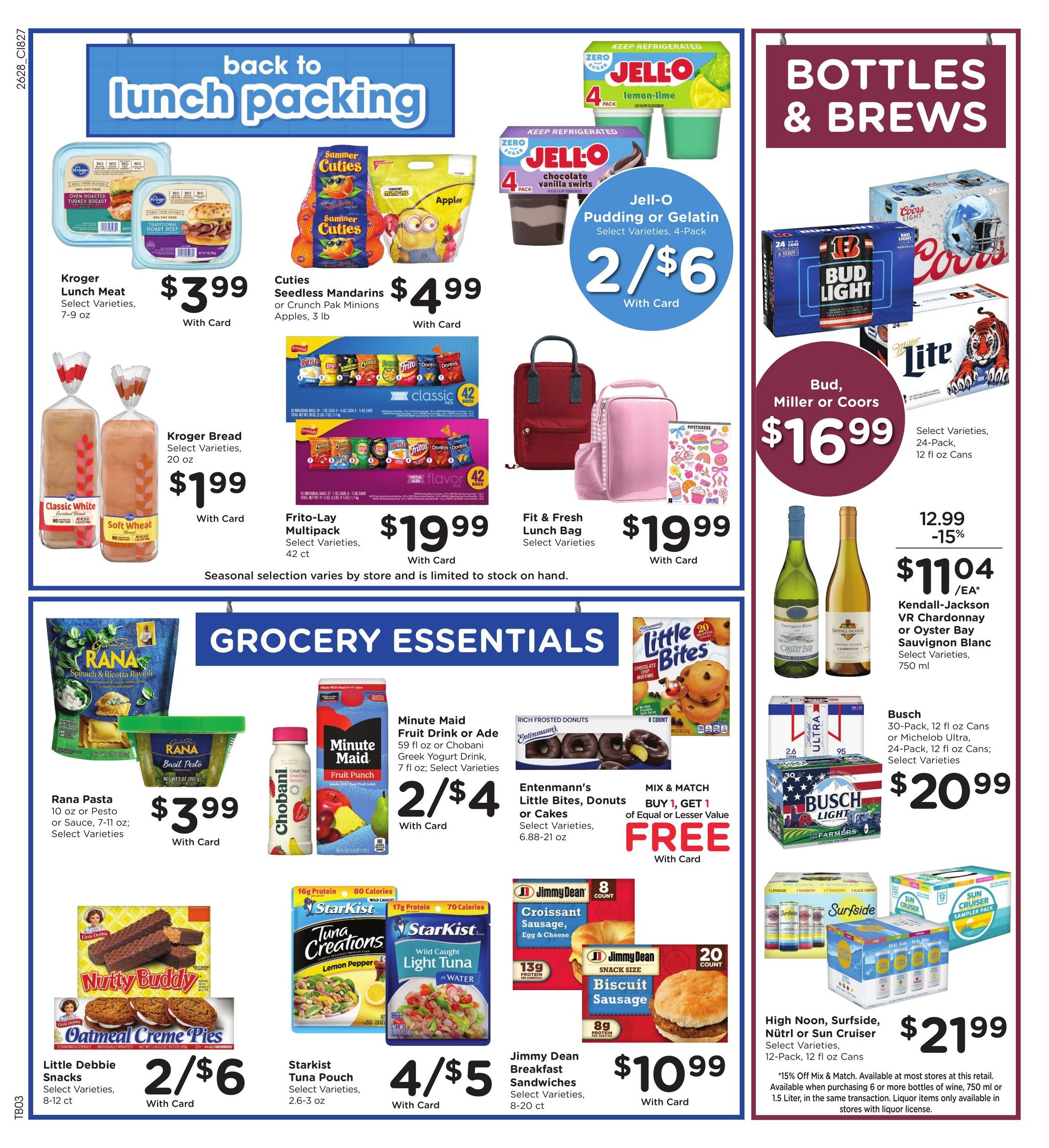 Kroger (Laurel Area, IN) Weekly Ad August 12 - 18, 2026