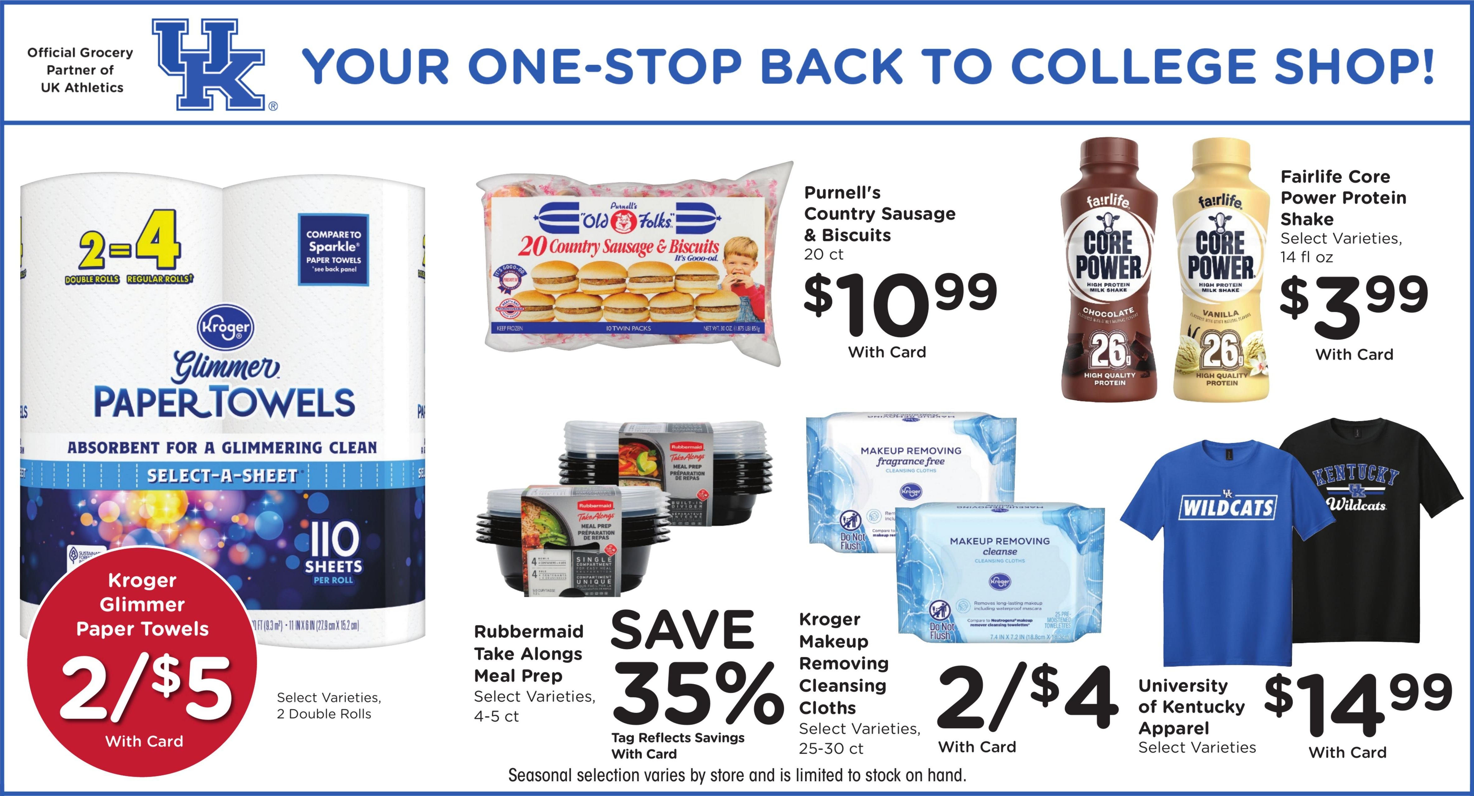 Kroger (Lexington Area, KY) Weekly Ad August 19 - 25, 2026