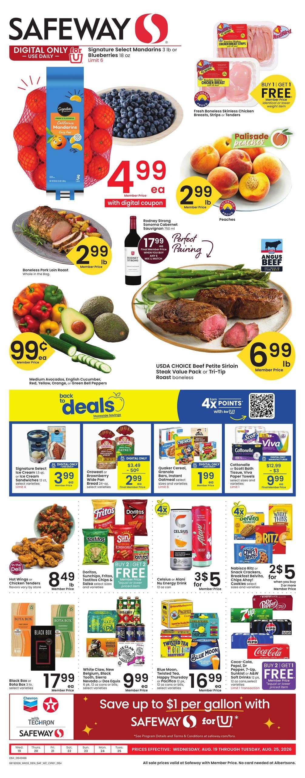 Safeway (Wheatland–Fort Laramie Area, WY) Weekly Ad August 19 - 25, 2026