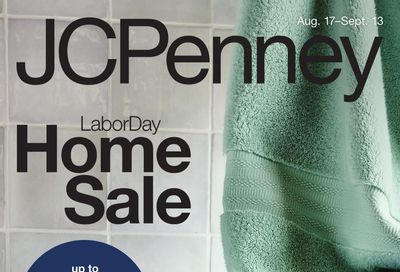 JCPenney Labor Day Home Sale Weekly Ad August 18 - September 14, 2026