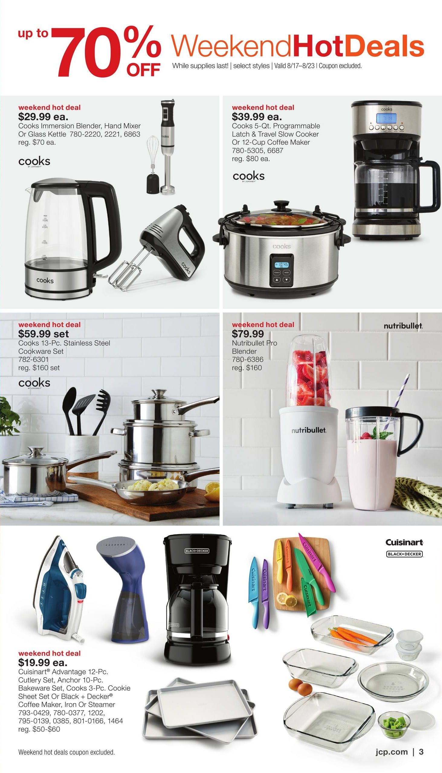 JCPenney Labor Day Home Sale Weekly Ad August 18 - September 14, 2026