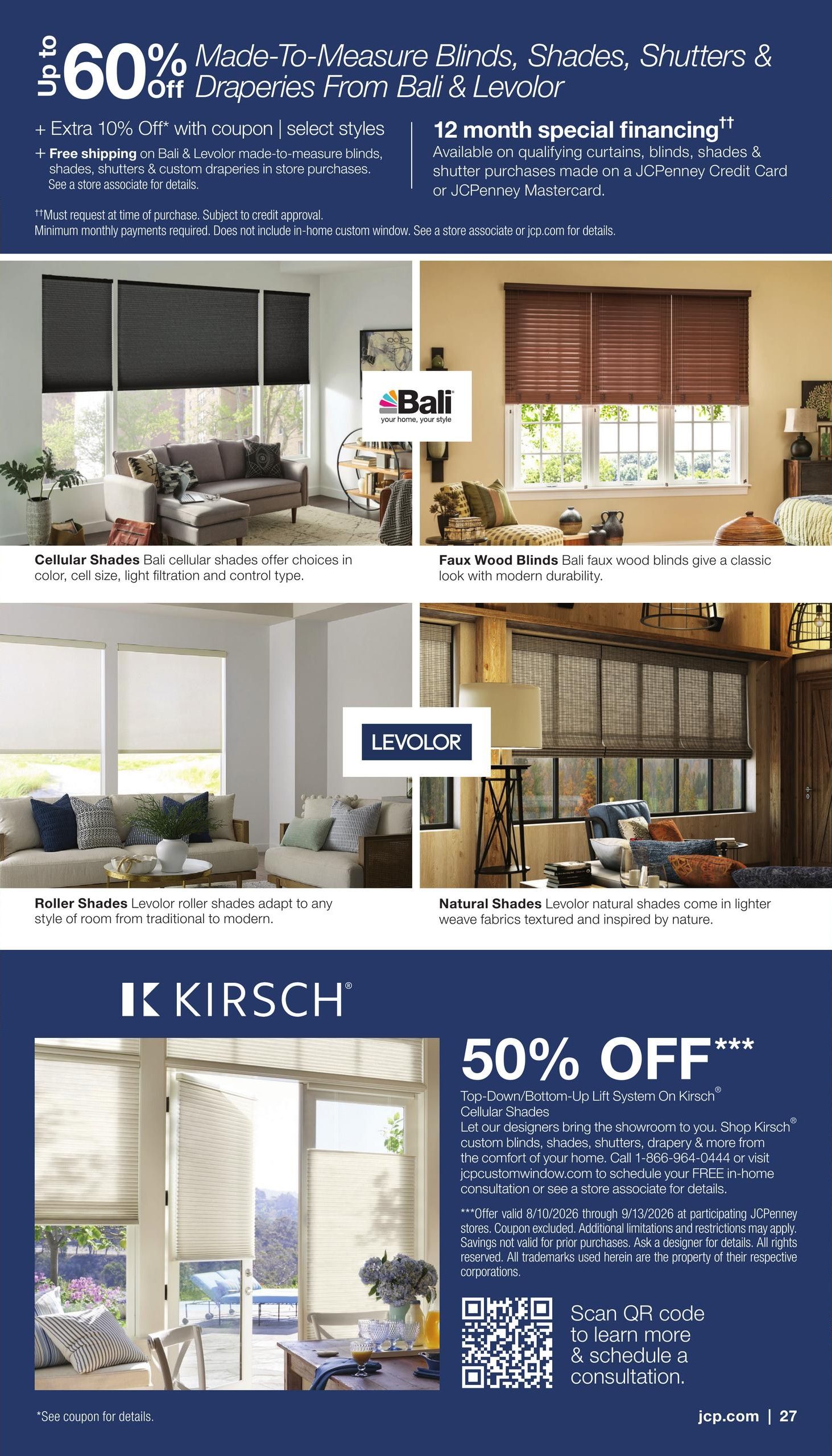 JCPenney Labor Day Home Sale Weekly Ad August 18 - September 14, 2026