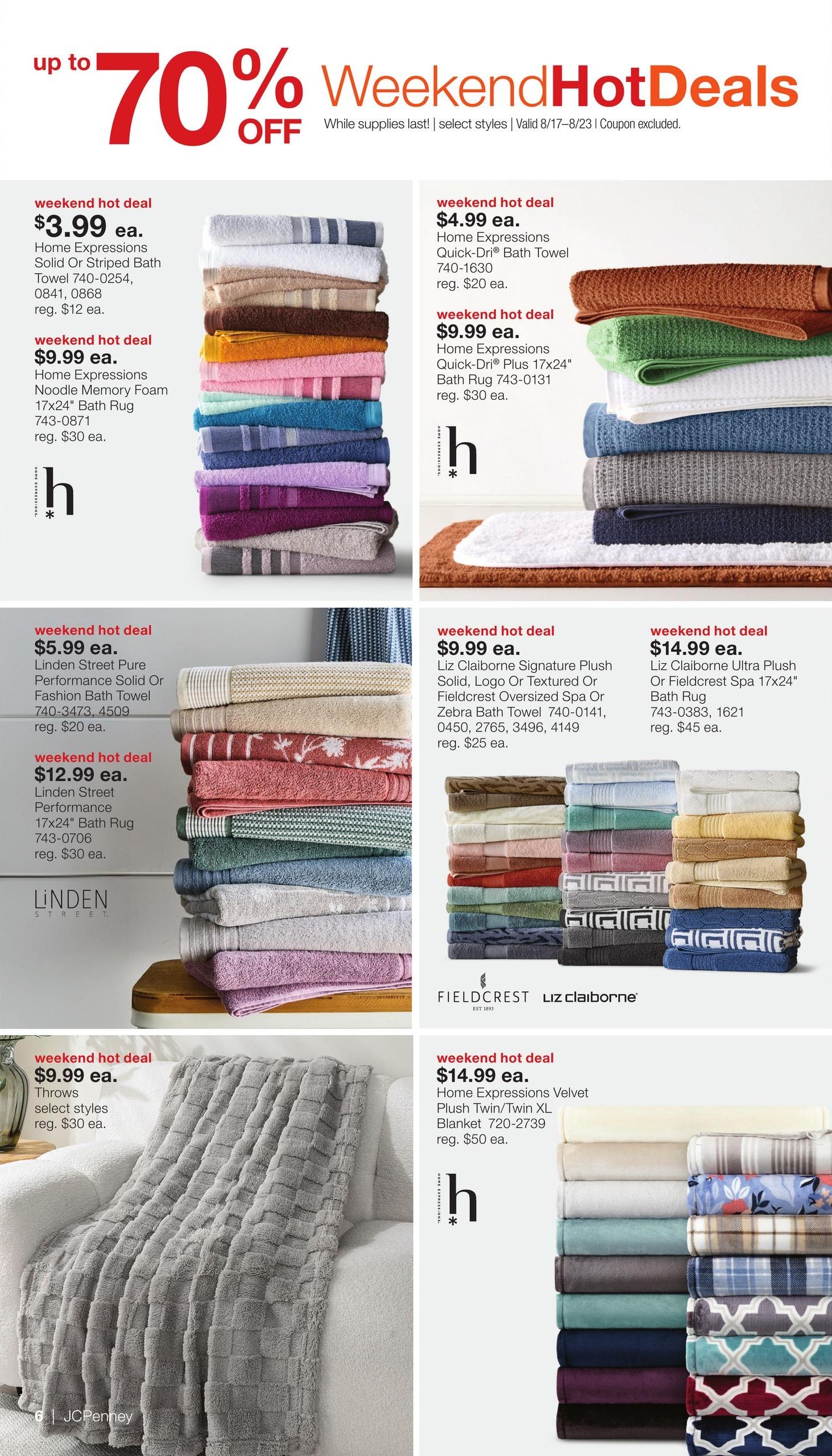 JCPenney Labor Day Home Sale Weekly Ad August 18 - September 14, 2026