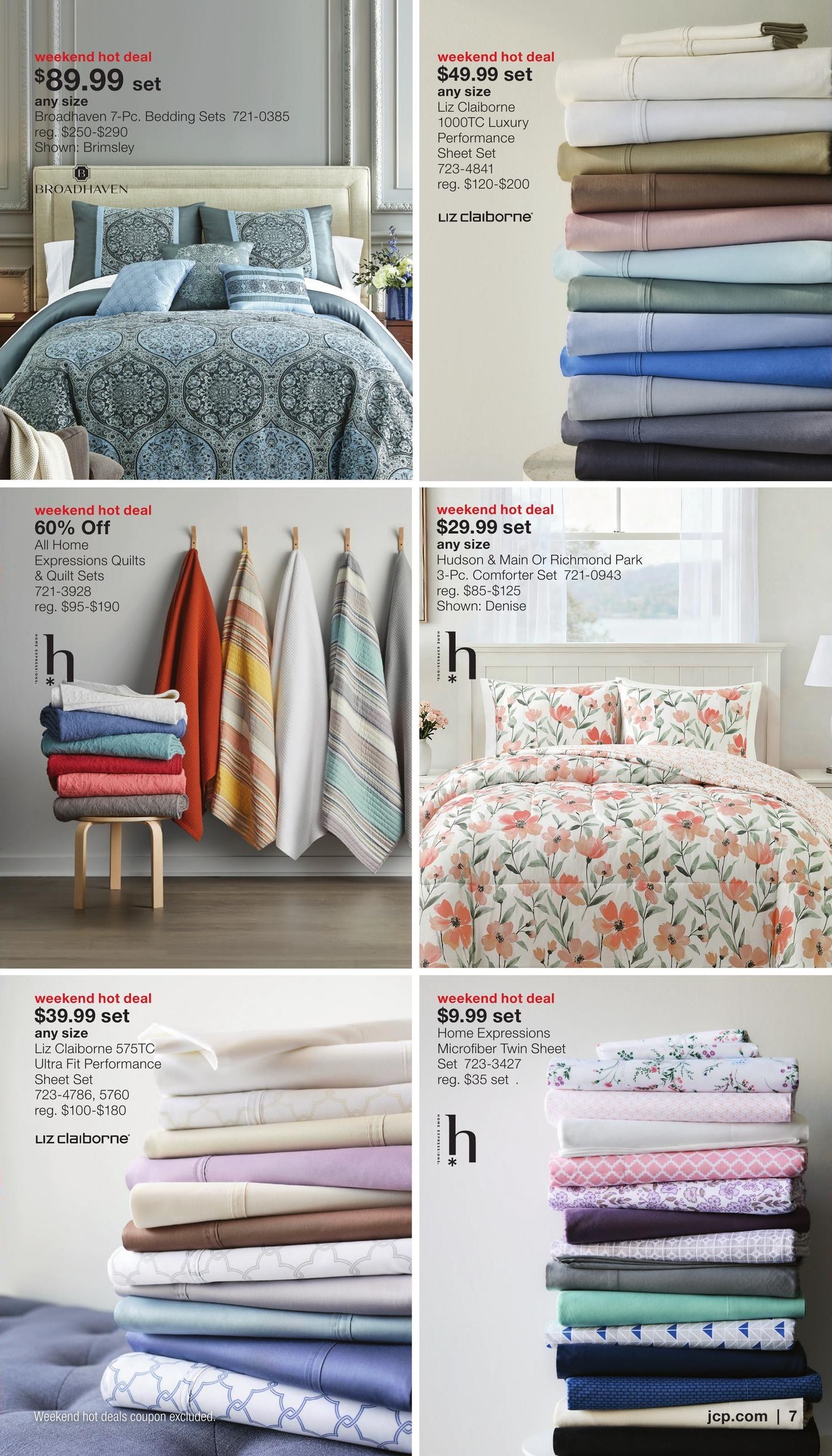 JCPenney Labor Day Home Sale Weekly Ad August 18 - September 14, 2026