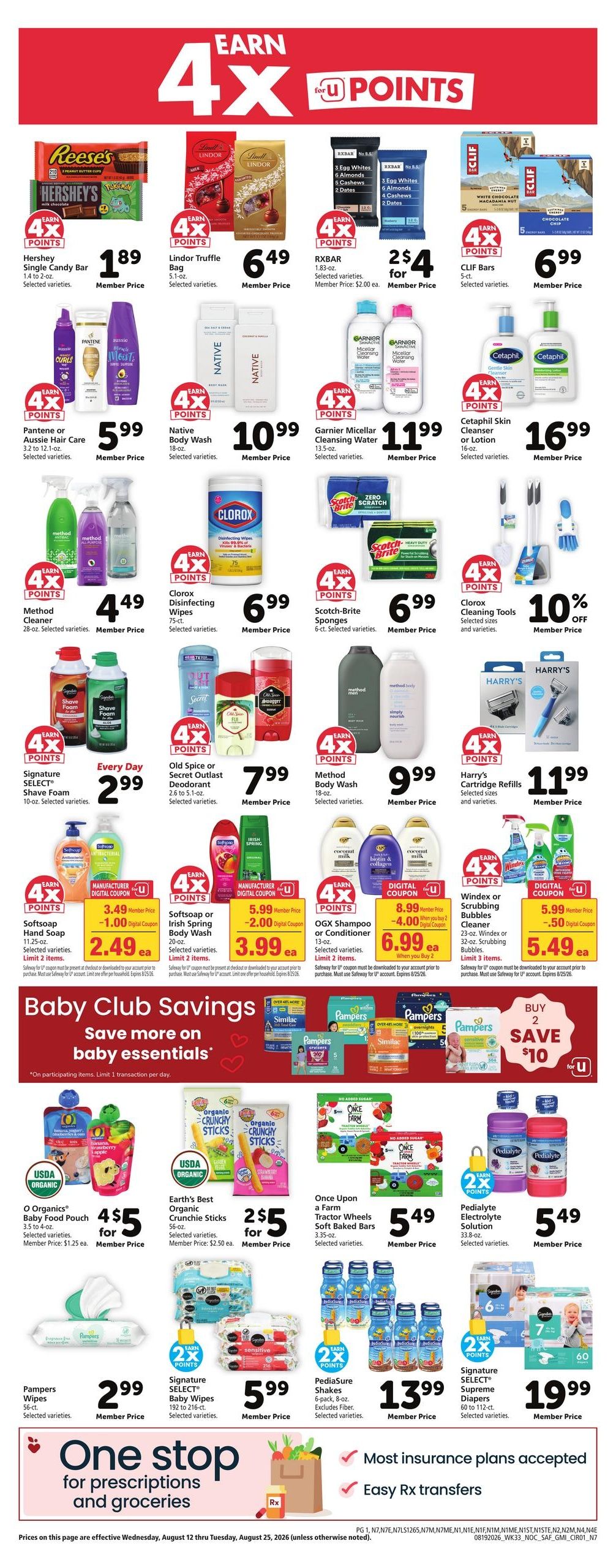 Safeway (Fremont Area, CA) Weekly Ad August 19 - 25, 2026