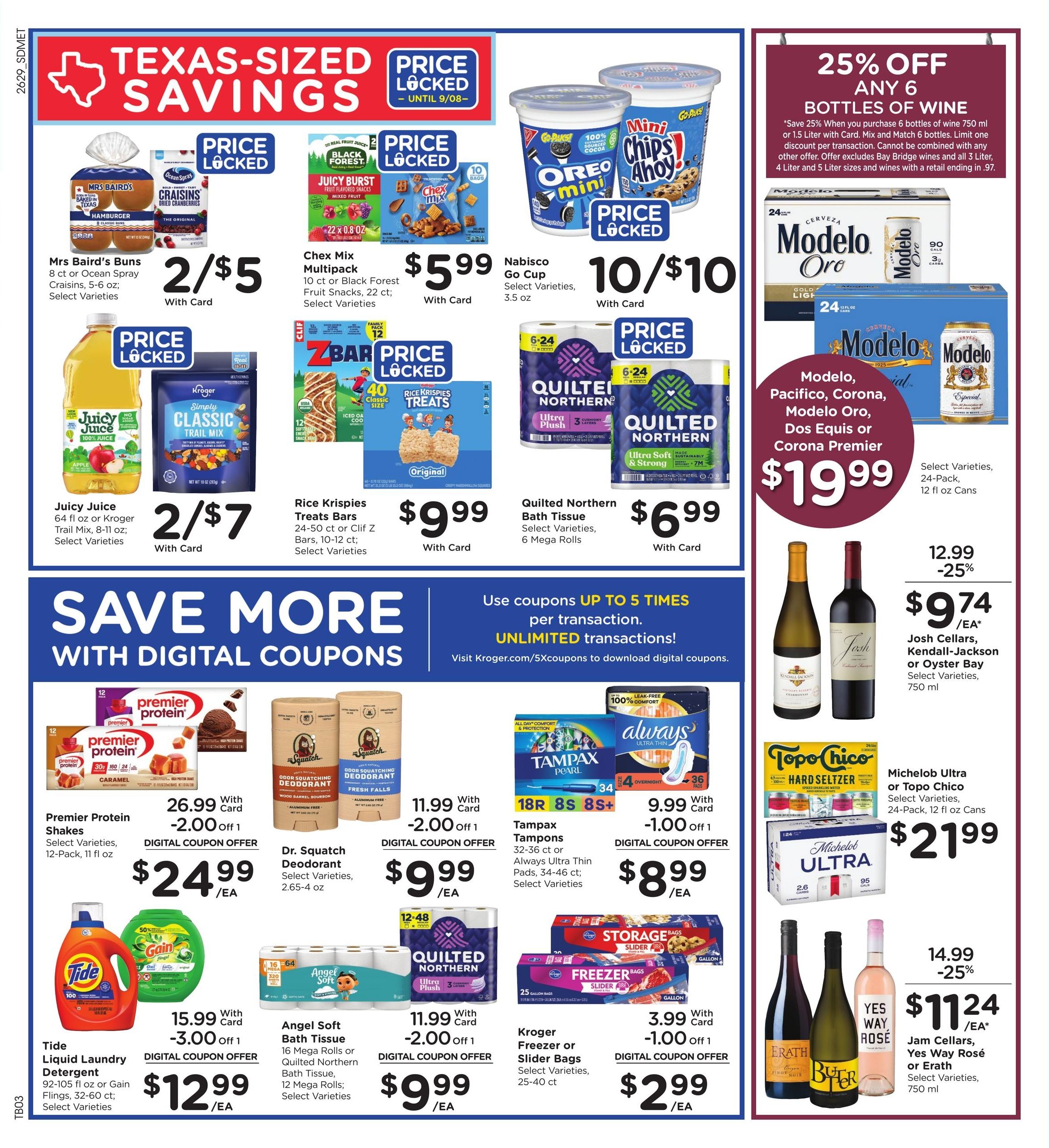 Kroger (Denton–Southlake Area, TX) Weekly Ad August 19 - 25, 2026