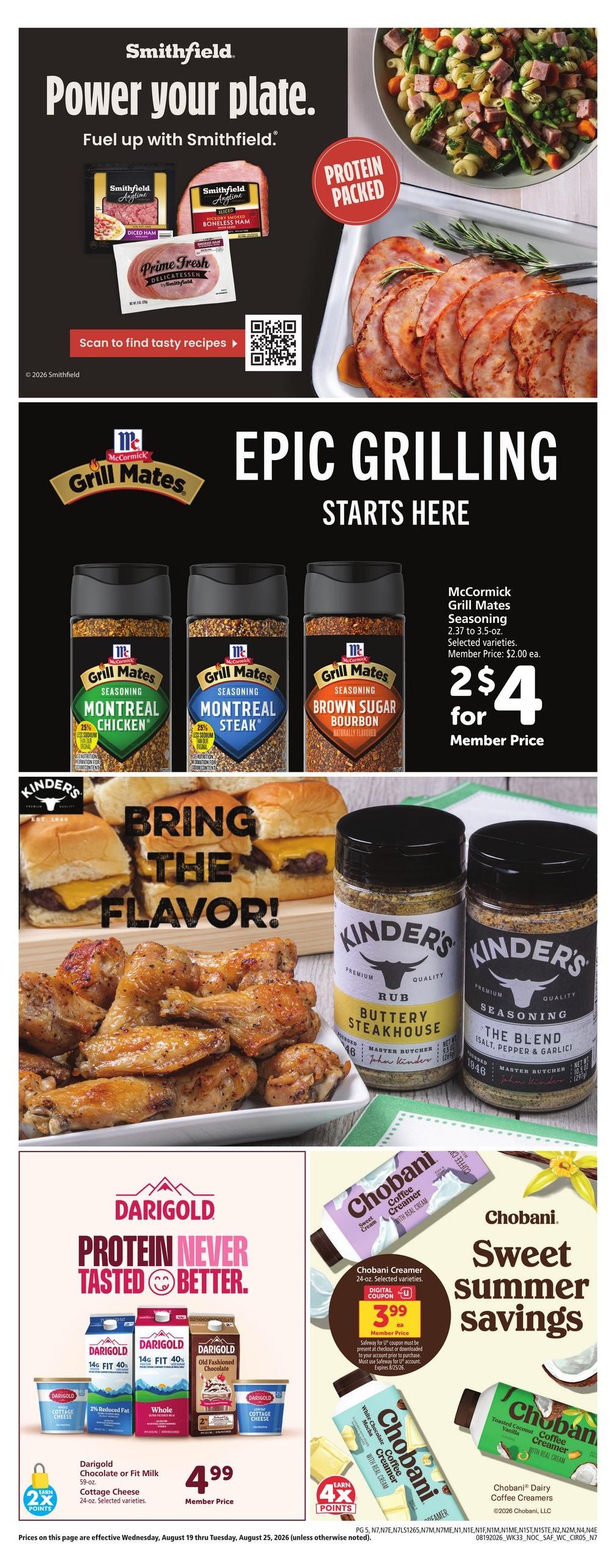 Safeway (Oakland–San Francisco Area, CA) Weekly Ad August 19 - 25, 2026