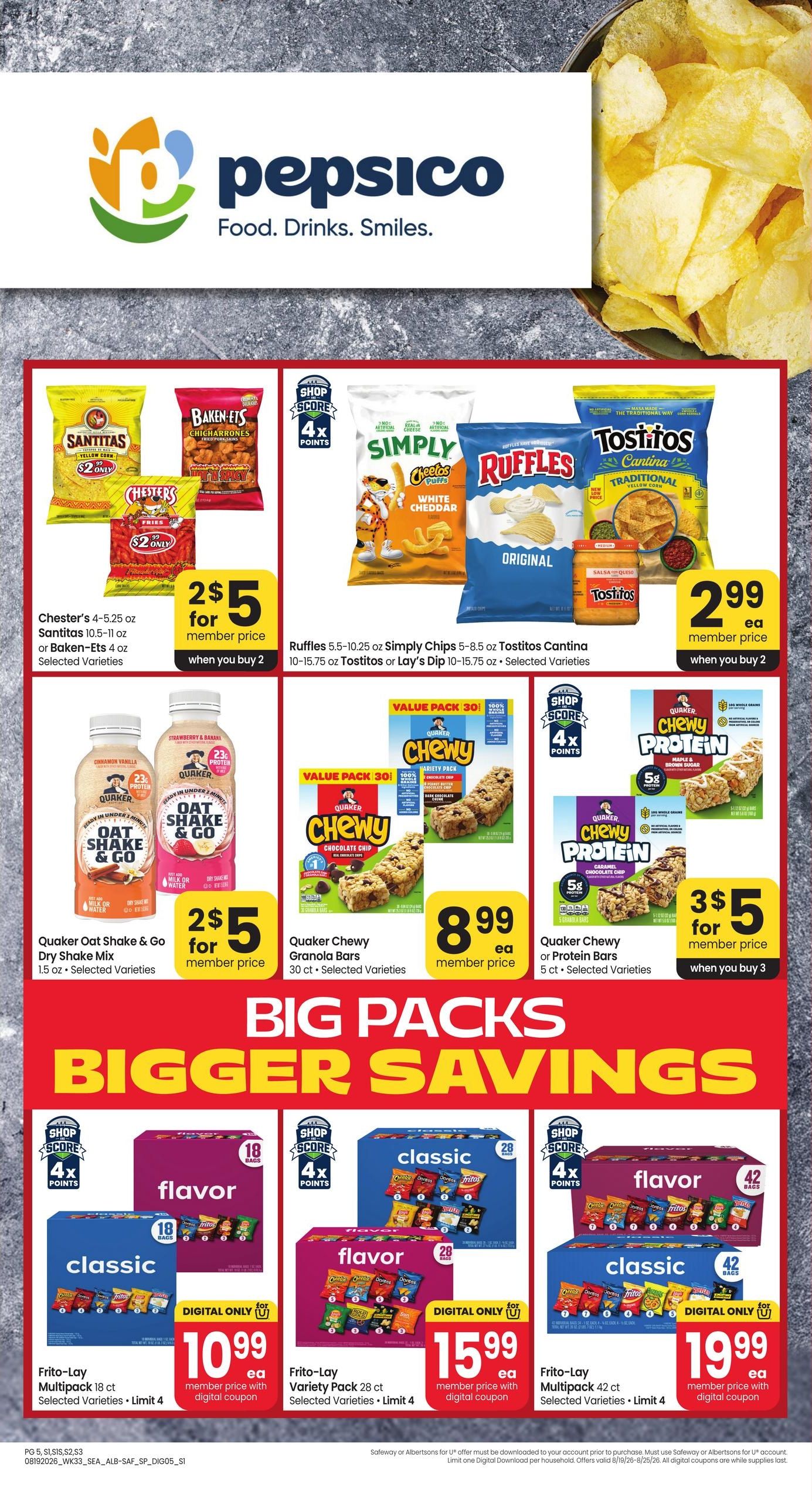 Safeway (Cashmere Area, WA) Weekly Ad August 19 - 25, 2026