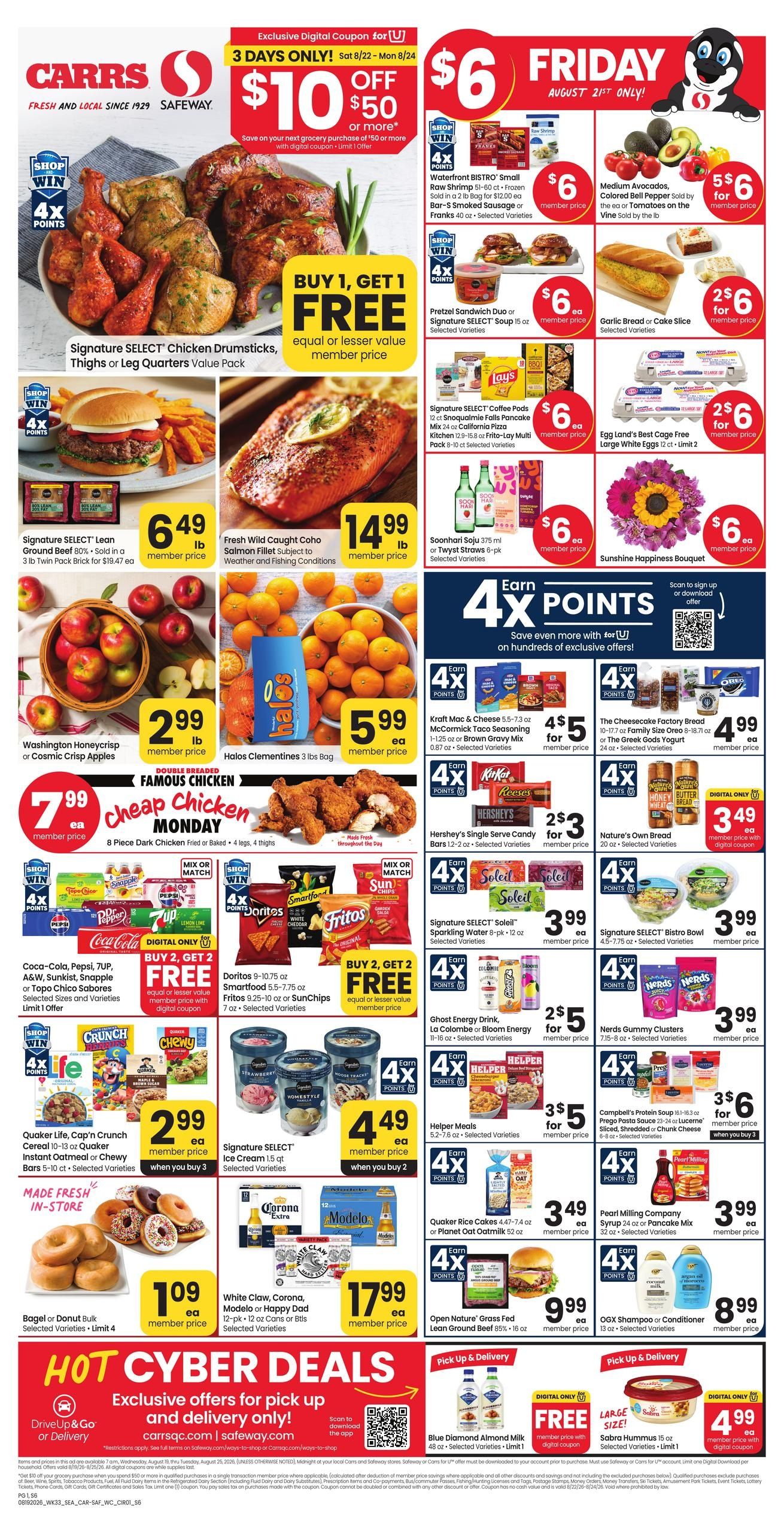 Safeway (Juneau Area, AK) Weekly Ad August 19 - 25, 2026