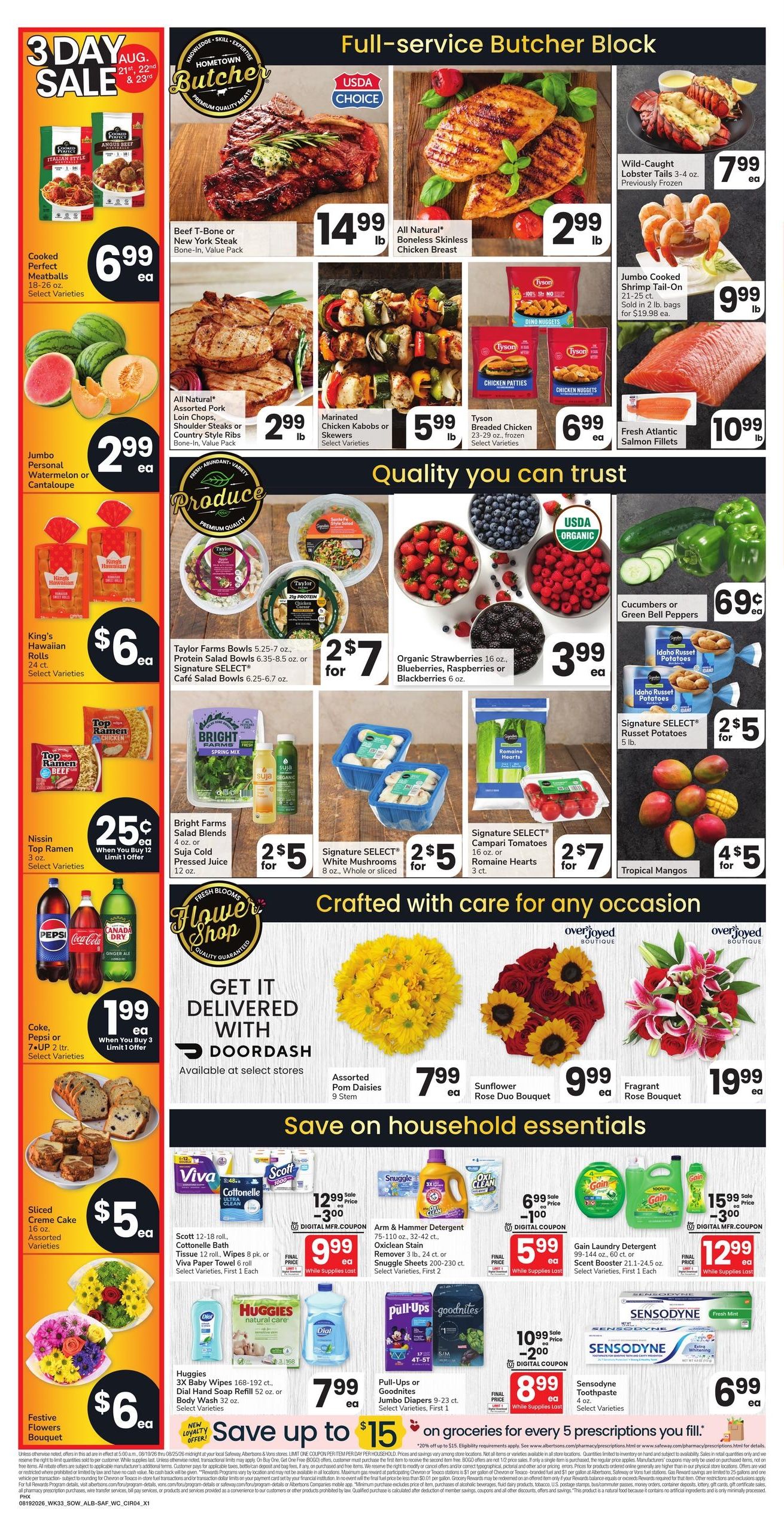 Safeway (Apache Junction Area, AZ) Weekly Ad August 19 - 25, 2026