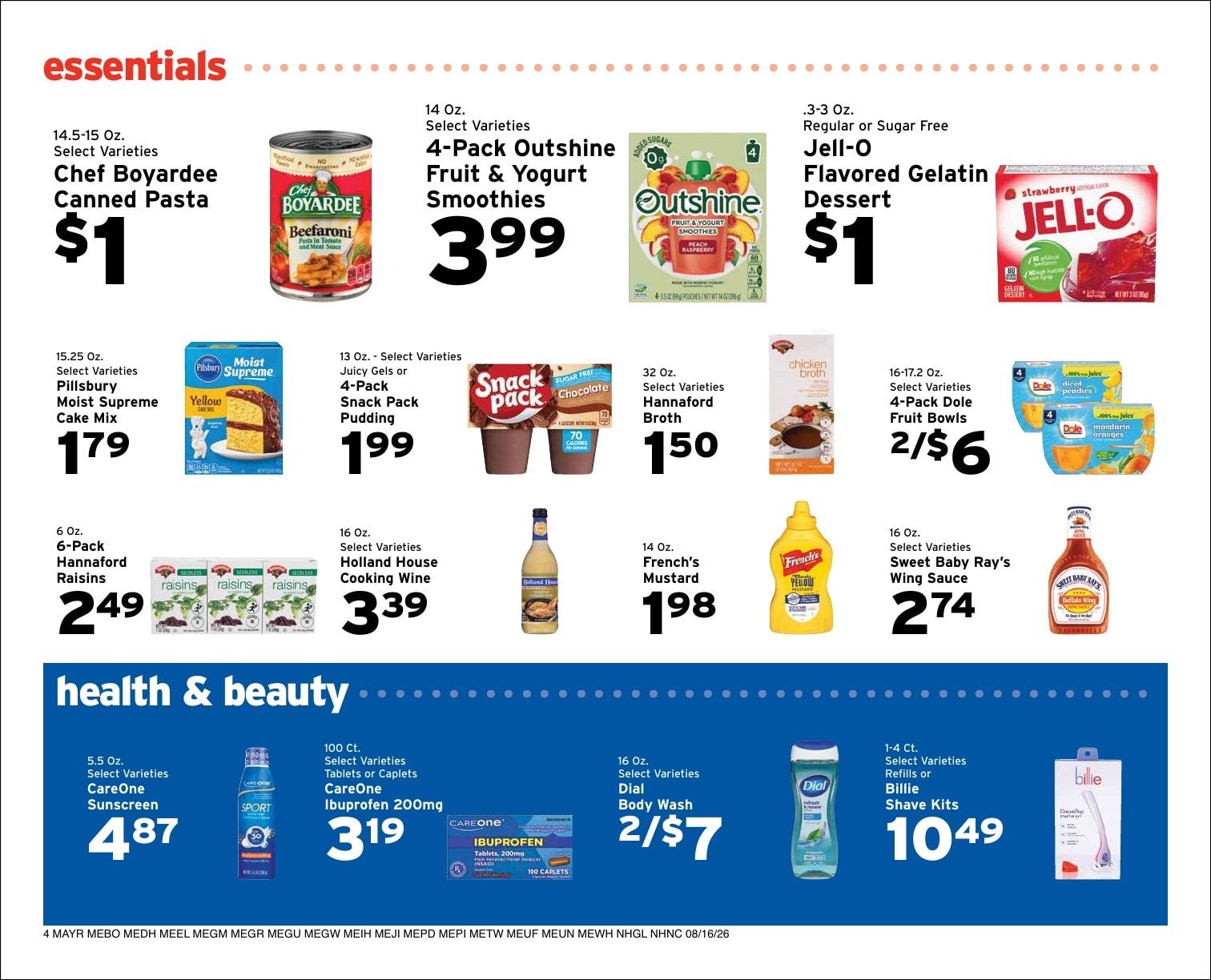 Paradis Shop'n Save Weekly Ad August 16 - 22, 2026