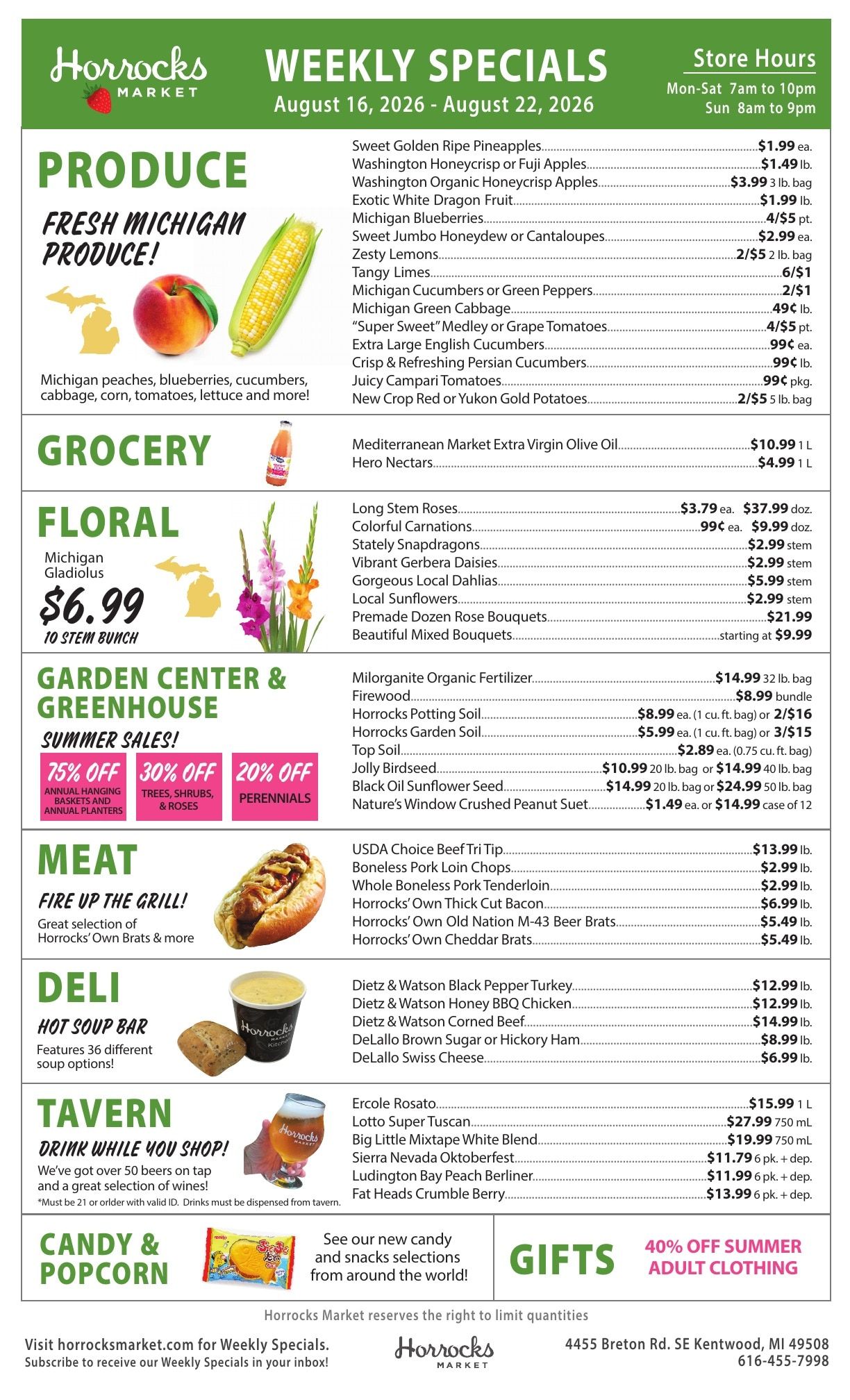 Horrocks Market Weekly Ad August 16 - 22, 2026