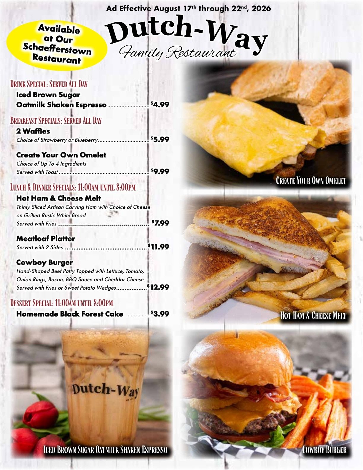 Dutch-Way Farm Market Weekly Ad August 17 - 24, 2026