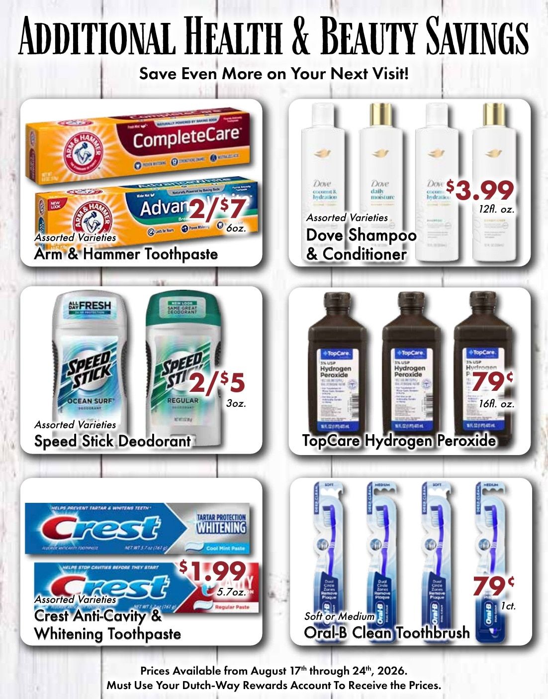 Dutch-Way Farm Market Weekly Ad August 17 - 24, 2026