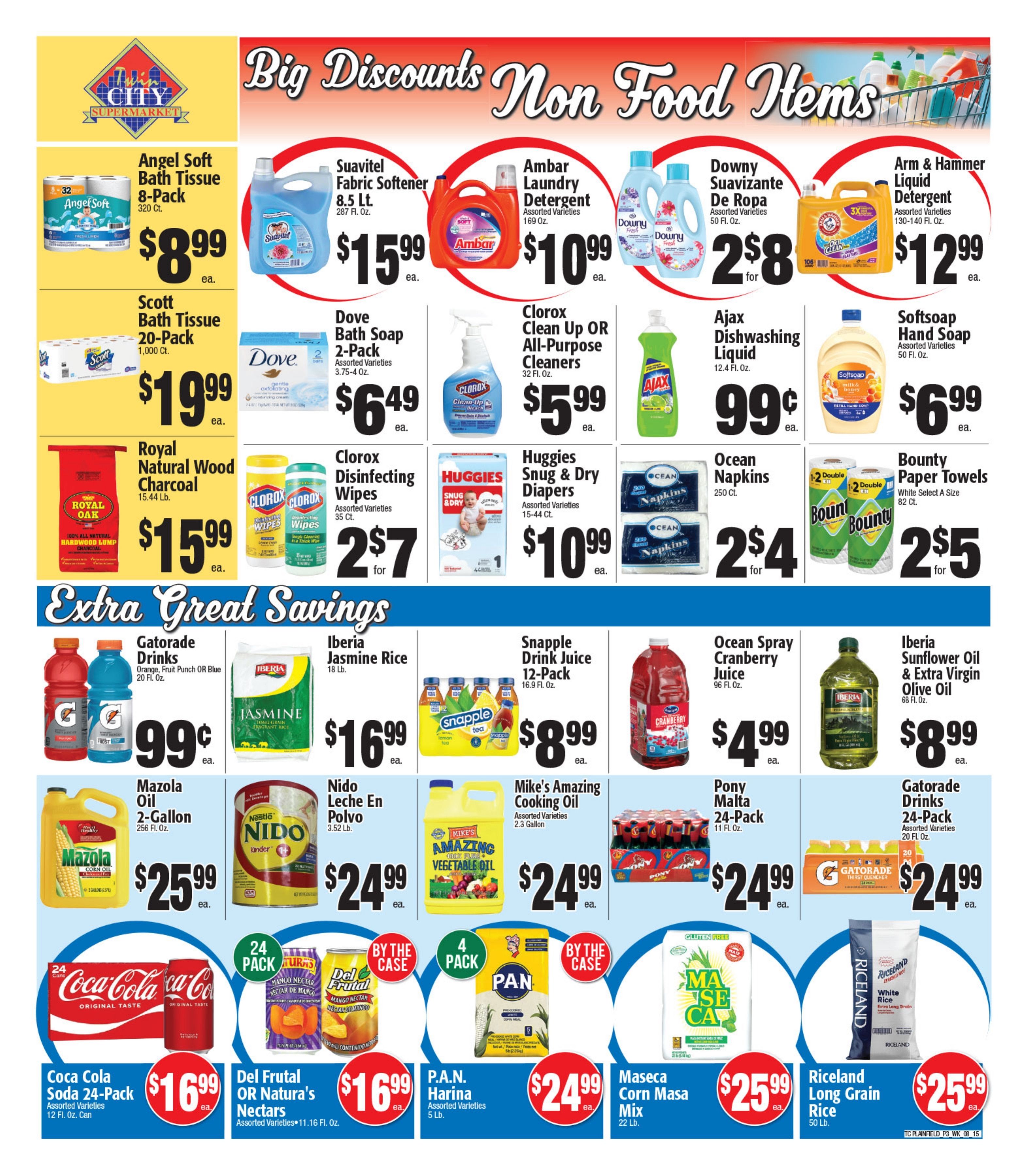 Twin City Supermarket (600 Park Avenue, Plainfield, NJ) Weekly Ad August 15 - 21, 2026