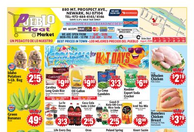 Pueblo Meat Market (880 Mt. Prospect Avenue, Newark, NJ) Weekly Ad August 14 - 20, 2026