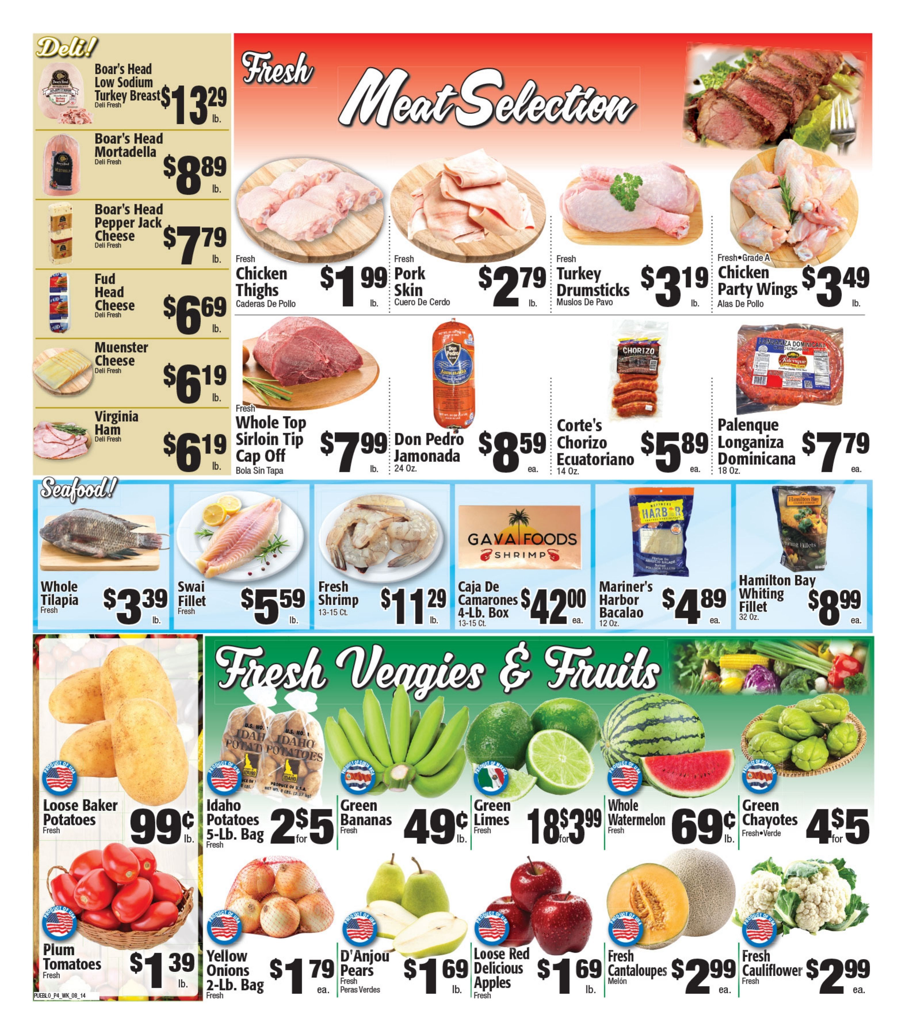 Pueblo Meat Market (880 Mt. Prospect Avenue, Newark, NJ) Weekly Ad August 14 - 20, 2026
